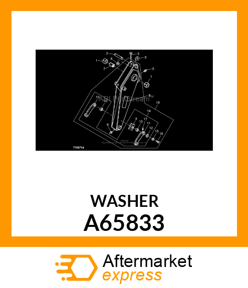 WASHER, RETAINING A65833