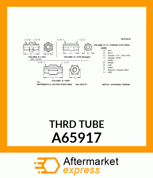 Threaded Nipple A65917