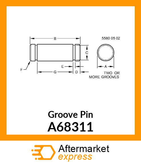 Groove Pin A68311