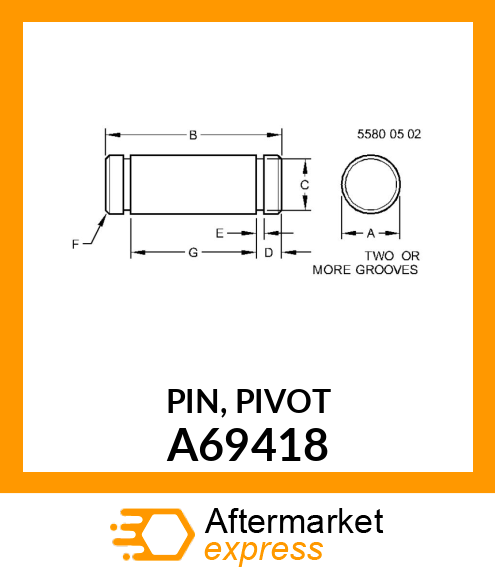 PIN, PIVOT A69418