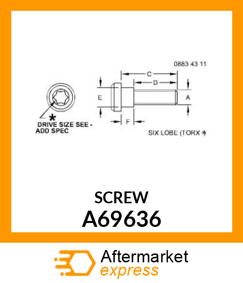 Screw A69636
