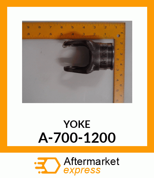 Universal Joint Yoke - TUBE WELD YOKE (W/ BEARING GROOVE) A-700-1200