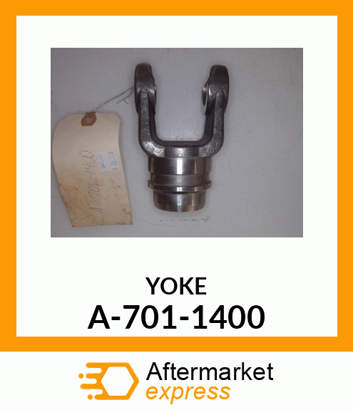 Universal Joint Yoke - TUBE WELD YOKE (W/ BEARING GROOVE) A-701-1400