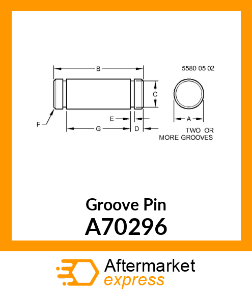 Groove Pin A70296