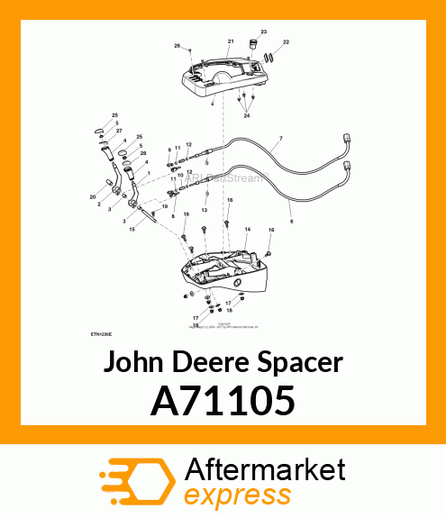 SPACER, PIPE 38.1 MM A71105