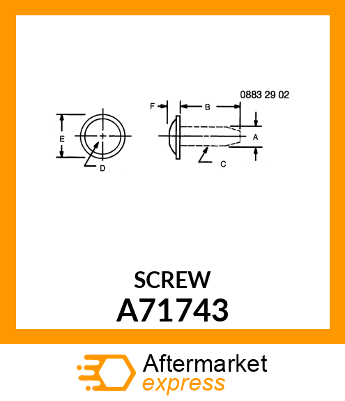 Screw A71743