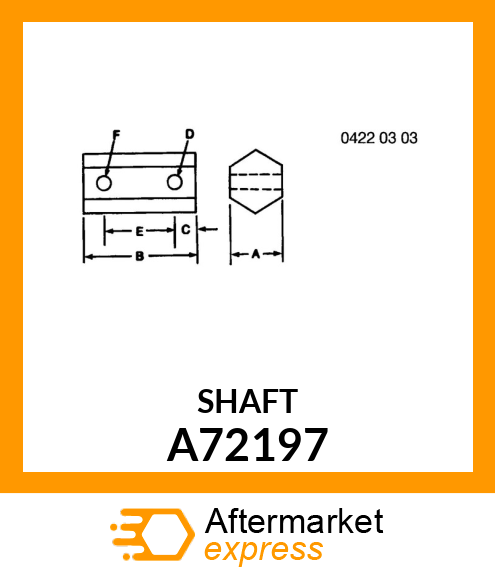 SHAFT A72197