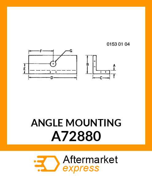 ANGLE MOUNTING A72880