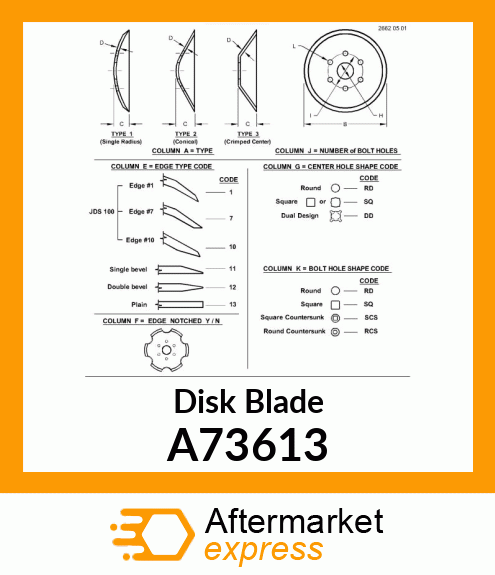 Disk Blade A73613