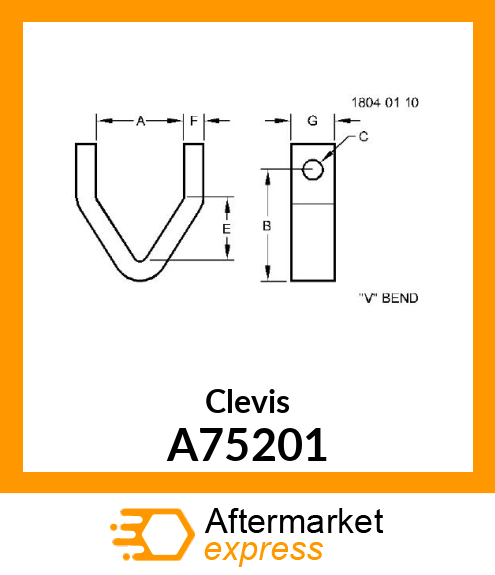 Clevis A75201