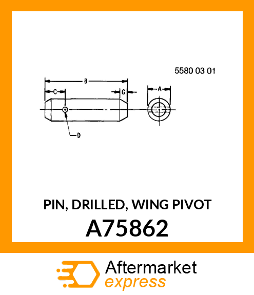 Pin Fastener A75862