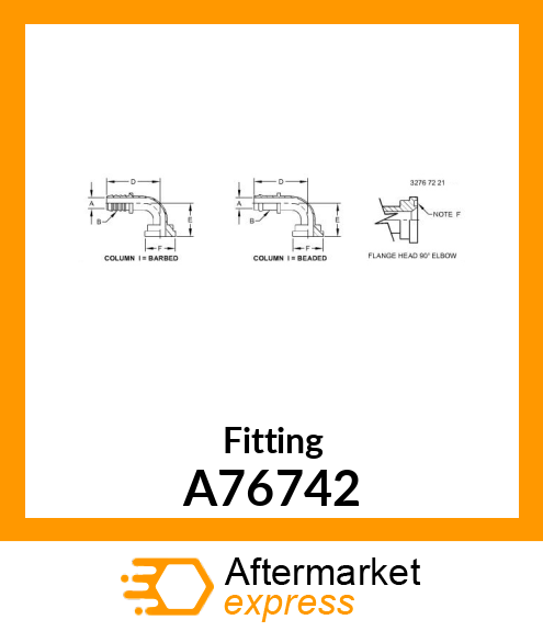 Fitting A76742