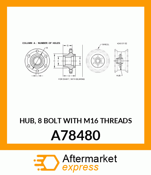 Hub A78480