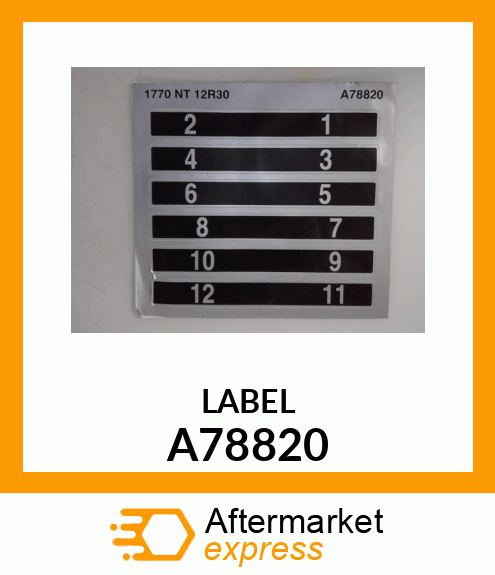 Label A78820