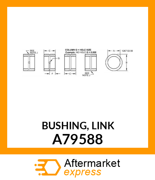 BUSHING, LINK A79588