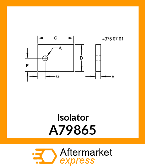 Isolator A79865