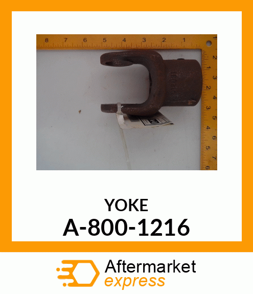 Universal Joint Yoke - YOKE ROUND BORE 12 1" A-800-1216