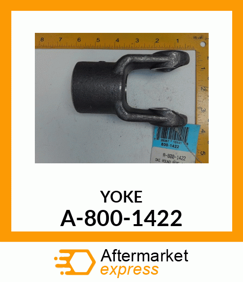 Universal Joint Yoke - YOKE ROUND BORE 14 1-3/8" A-800-1422