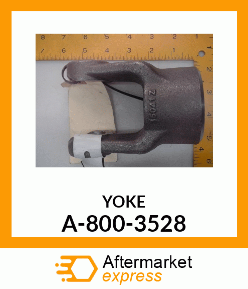 Universal Joint Yoke - YOKE ROUND BORE 35 1-3/4" A-800-3528