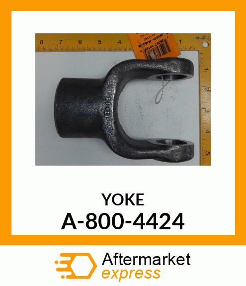 Universal Joint Yoke - YOKE ROUND BORE 44 1-1/2" A-800-4424
