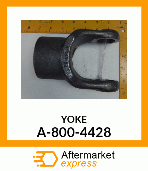 Universal Joint Yoke - YOKE ROUND BORE 44 1-3/4" A-800-4428