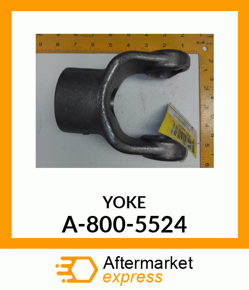 Universal Joint Yoke - YOKE ROUND BORE 55 1-1/2" A-800-5524