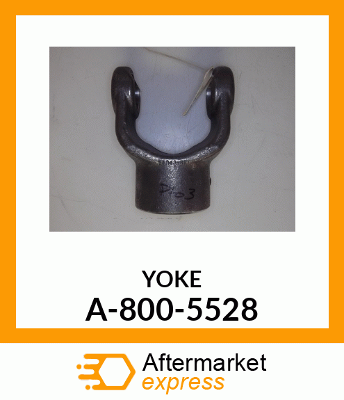 Universal Joint Yoke - YOKE ROUND BORE 55 1-3/4" A-800-5528