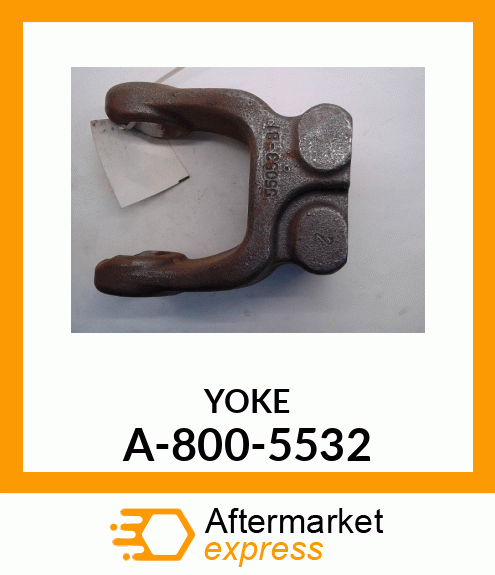 Universal Joint Yoke - YOKE ROUND BORE 55 2" A-800-5532