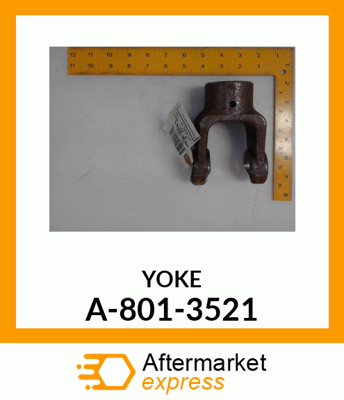 Universal Joint Yoke - SPLINE BORE IMPLEMENT YOKE A-801-3521