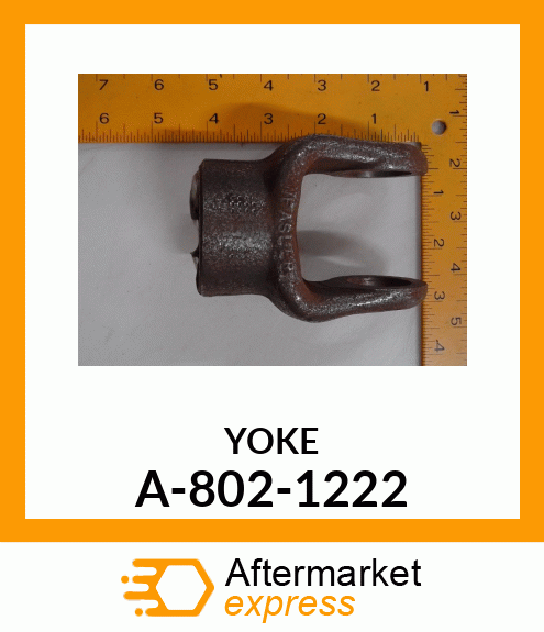 Universal Joint Yoke - SHEAR PIN IMPLEMENT YOKE A-802-1222