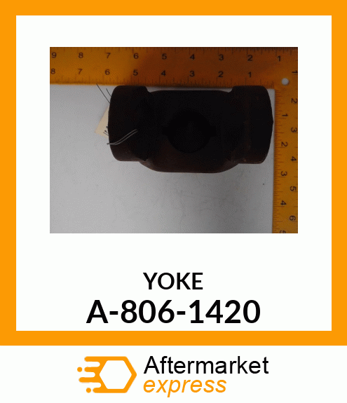 Universal Joint Yoke - Y RD BOR 14 1-1/4 DBL KEY A-806-1420