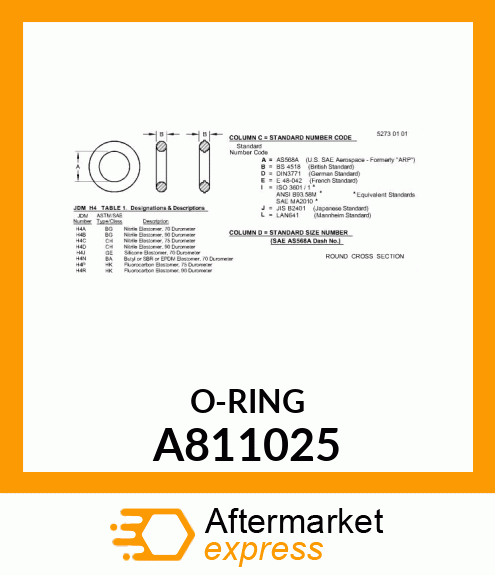 O-Ring A811025