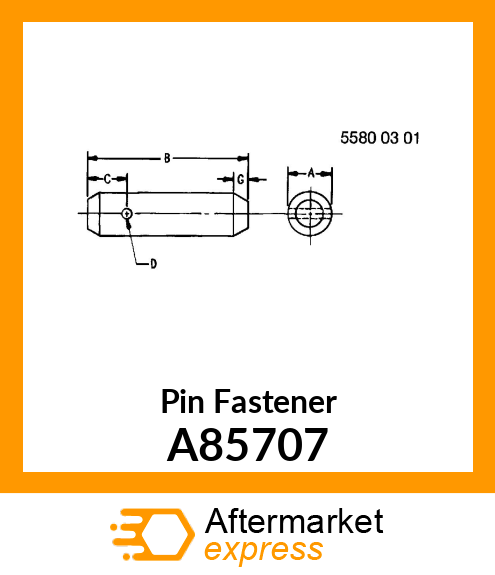 Pin Fastener A85707