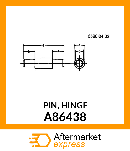 PIN, HINGE A86438