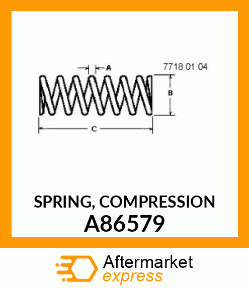 SPRING, COMPRESSION A86579