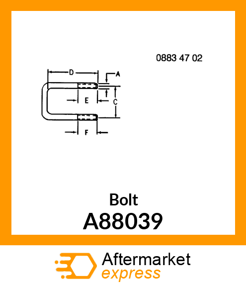 Bolt A88039