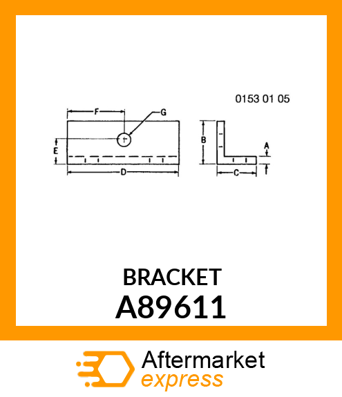 BRACKET A89611