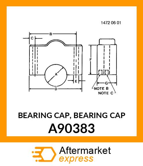 Bearing Cap A90383
