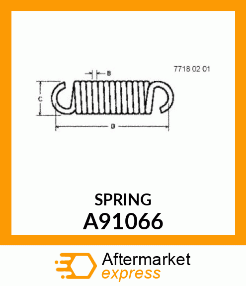 EXTENSION SPRING A91066