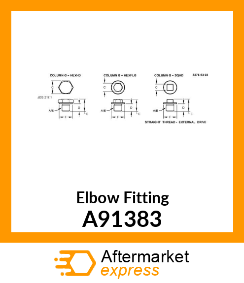 Elbow Fitting A91383