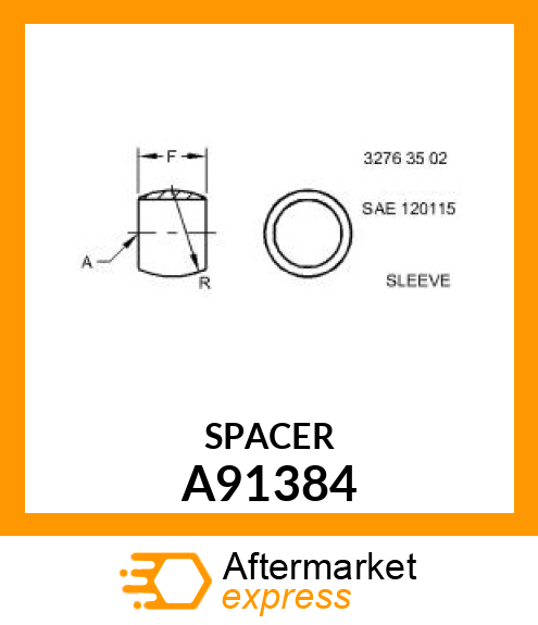 FITTING, COMPRESSION FERRULE A91384