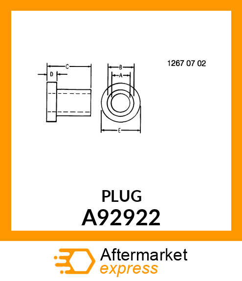 Bushing A92922