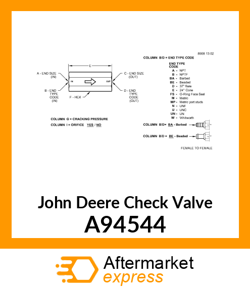 Check Valve A94544