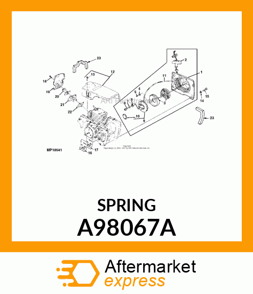 Rewind Spring A98067A