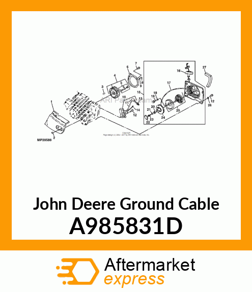 Ground Cable A985831D