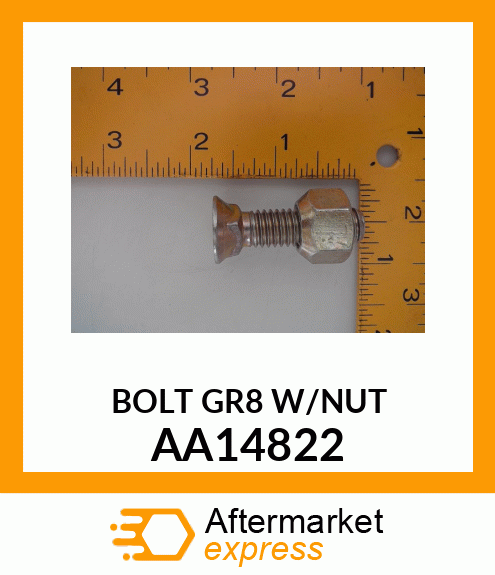 PACKAGE OF GUARD BOLTSamp; SPECIAL NUT AA14822