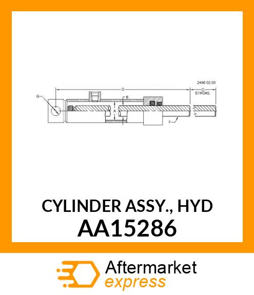 Hydraulic Cylinder AA15286