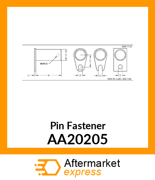 Pin Fastener AA20205