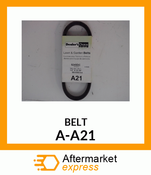 V-Belt - A-SECTION BELT (4L230) A-A21