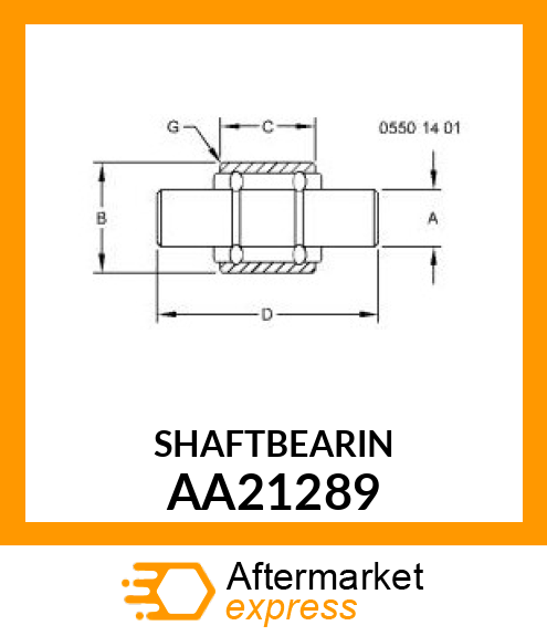 BEARING ASSY AA21289